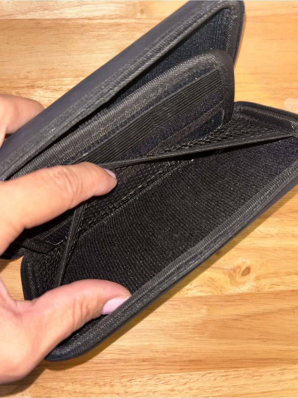 Mango Black Travel Electronics Organizer Case NWOT